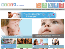 Tablet Screenshot of bebesencamino.com